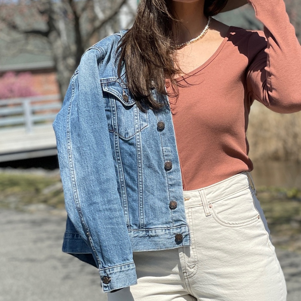 Lucky Brand Blue Denim Jacket - Picture 3 of 9